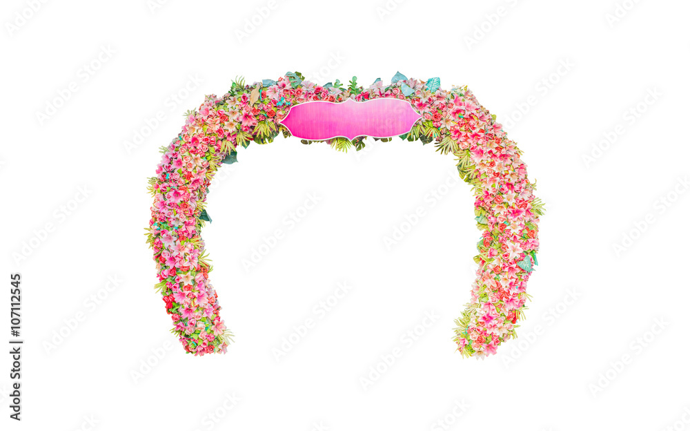 flowers for wedding on white isolated.