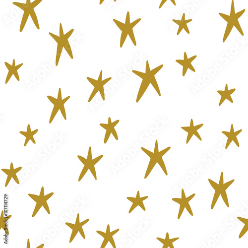 Modern vector background with golden stars