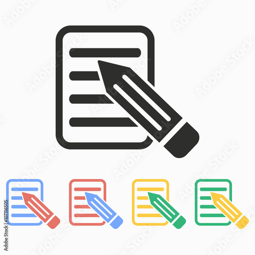 Notepad - vector icon.