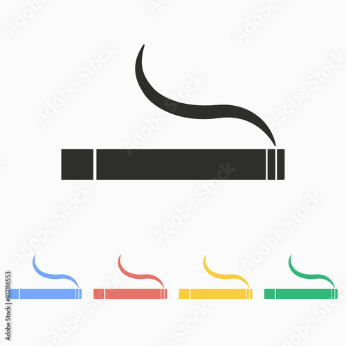 Smoke - vector icon.
