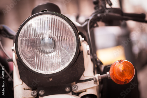 Classic motorcycle headlight