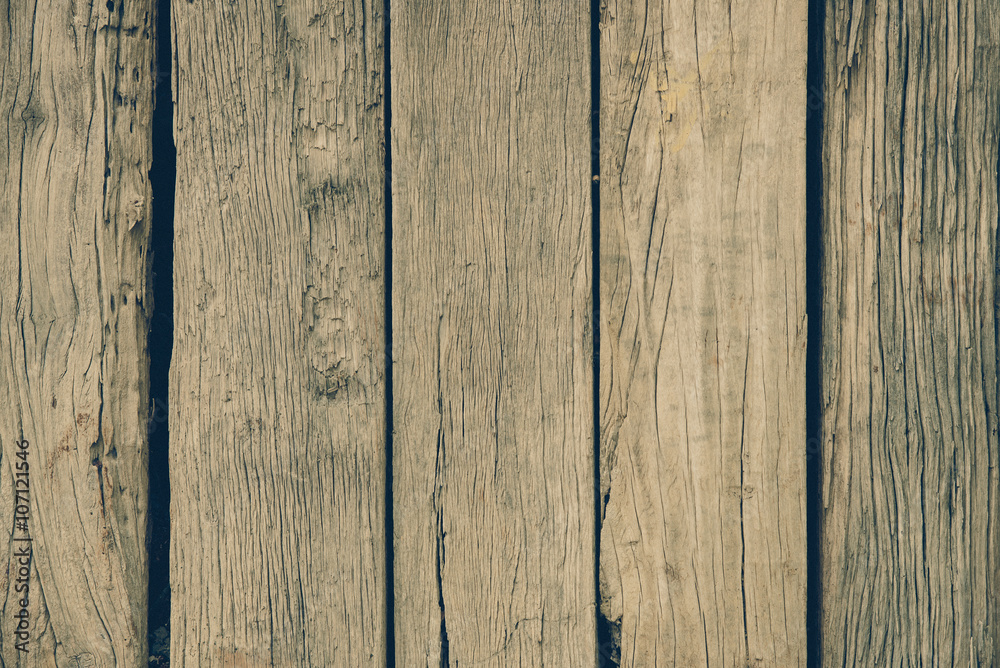 Fototapeta premium Wooden planks wall texture abstract for background