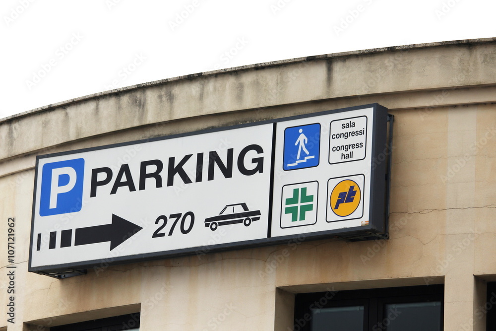 Obraz premium parking signs