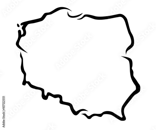 Karte Polen - 1
