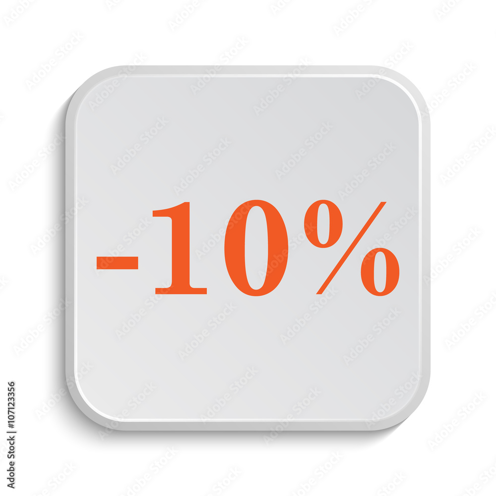 10 percent discount icon