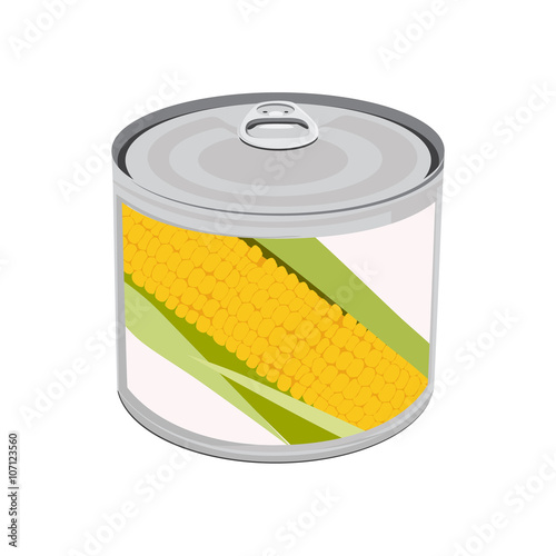 Golden corn can