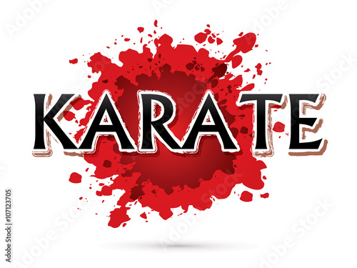 Karate , Font , text graphic vector