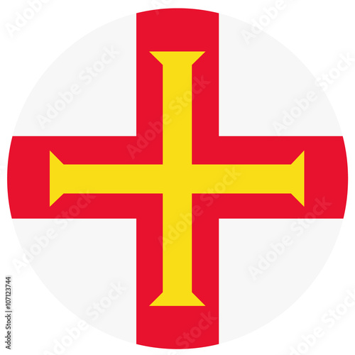 Guernsey flag vector