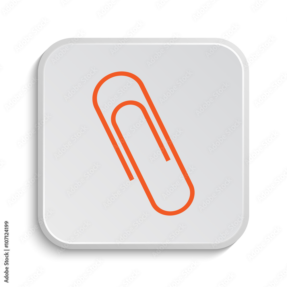 Obraz premium Paperclip icon