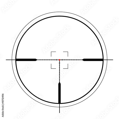 Crosshair vector icon