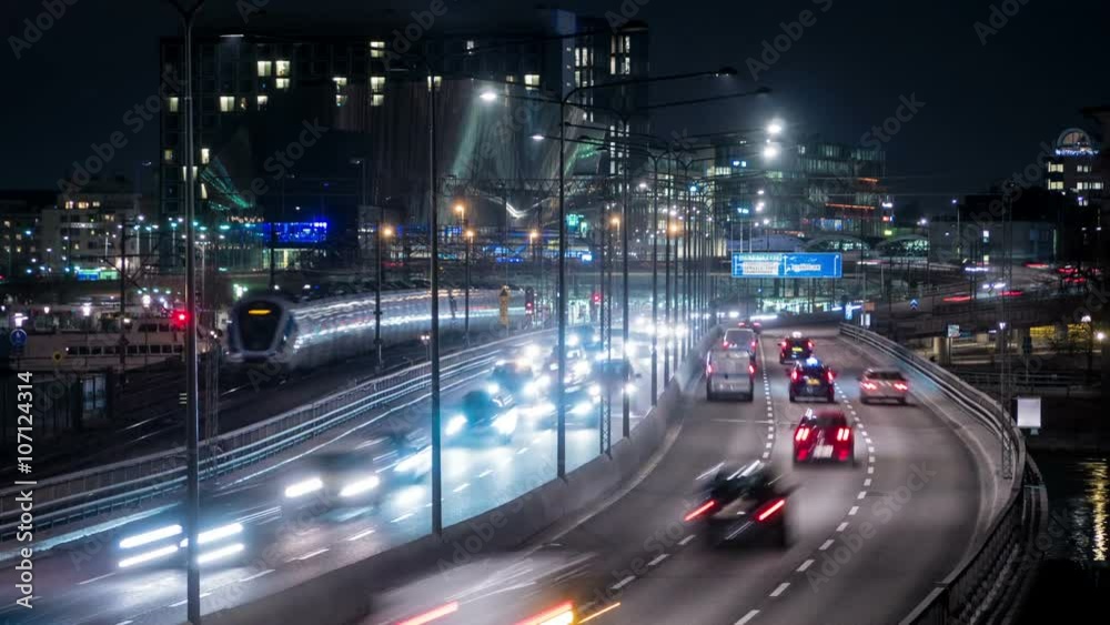 Stockholm city at night Stockholm city at night