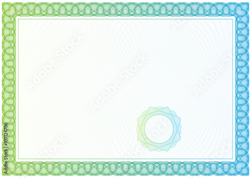 Certificate and diplomas template. Vector