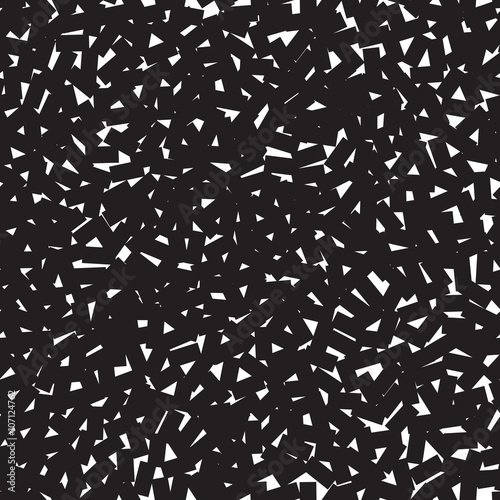 Black and white background, isolated rectangles, seamless pattern, vector illustration