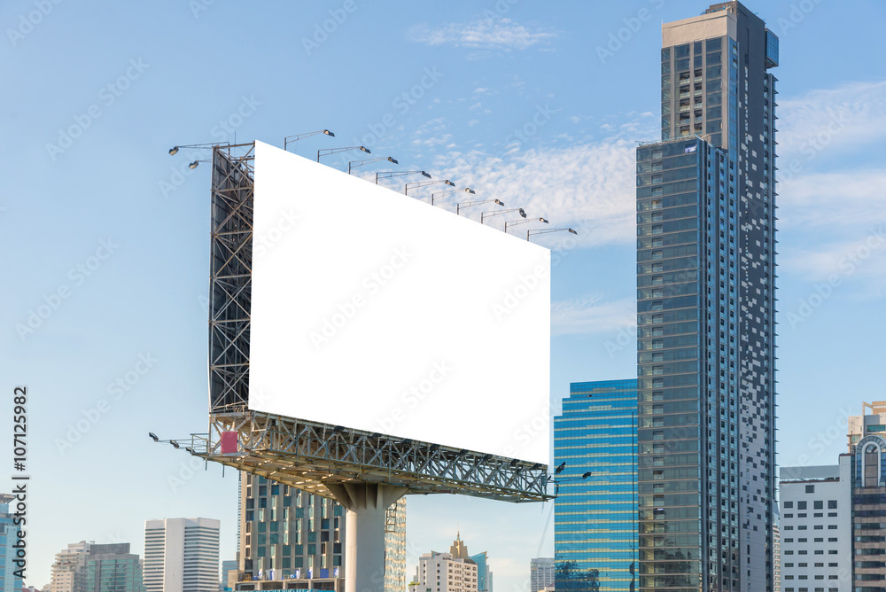 large Blank billboard ready for new advertisement large Blank billboard ready for new advertisement