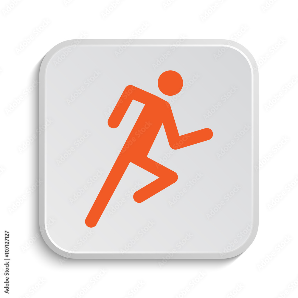 Running man icon Running man icon