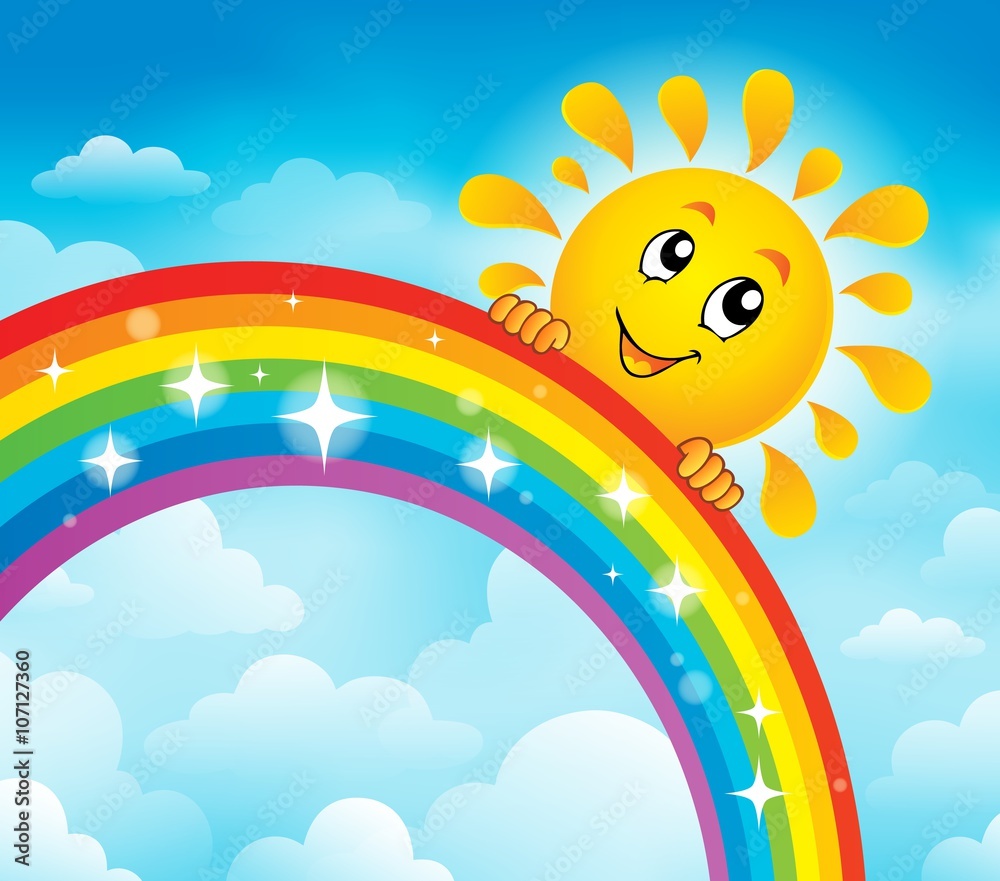 Fototapeta premium Rainbow topic image 5