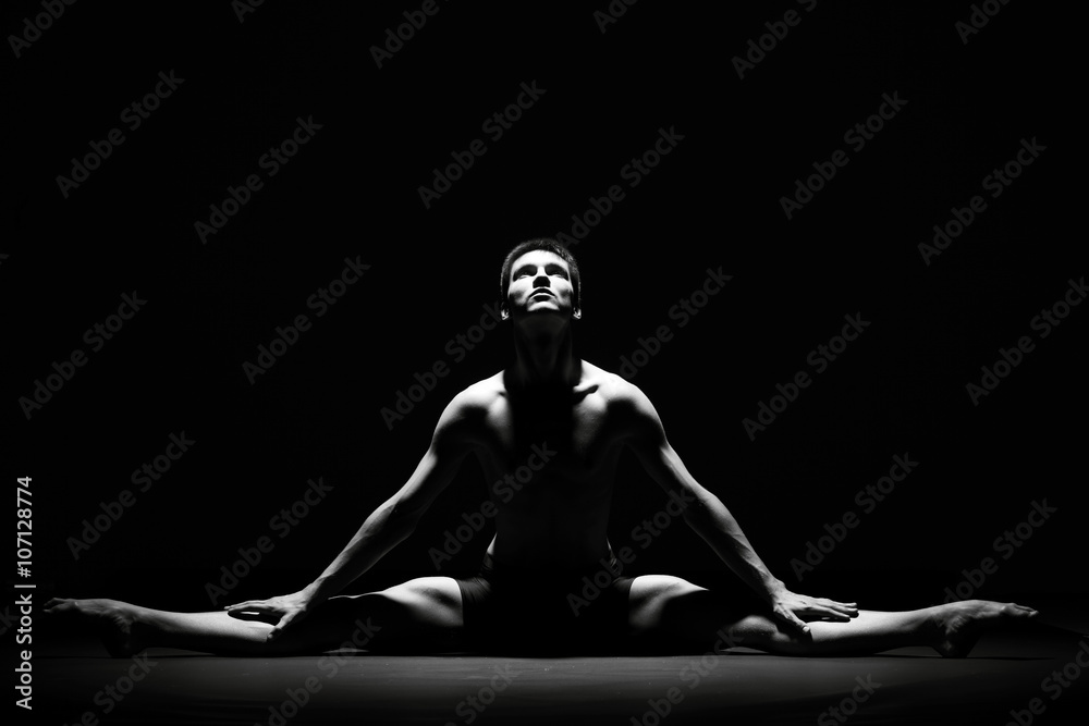 Ballet dancer in black