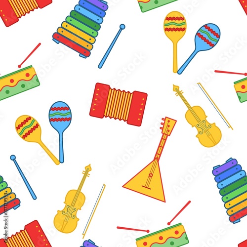 Seamless children's background. Seamless vector illustration. Cute seamless pattern with elements for design, packaging, printing, textile, design websites, flyers and advertising leaflets