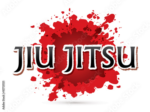 Jiu jitsu, Font , text graphic vector 