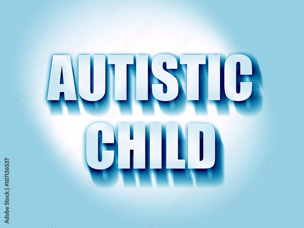 Autistic child sign