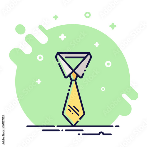 Tie Flat Icon