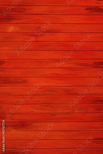 red wooden slats background