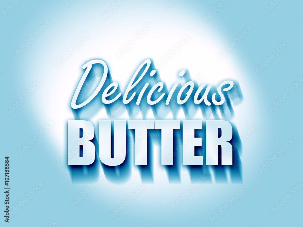 Delicious butter sign Delicious butter sign