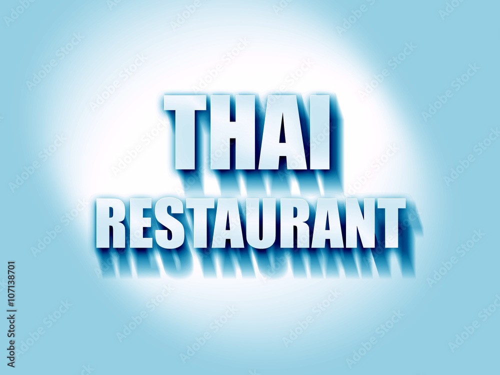 Delicious thai cuisine