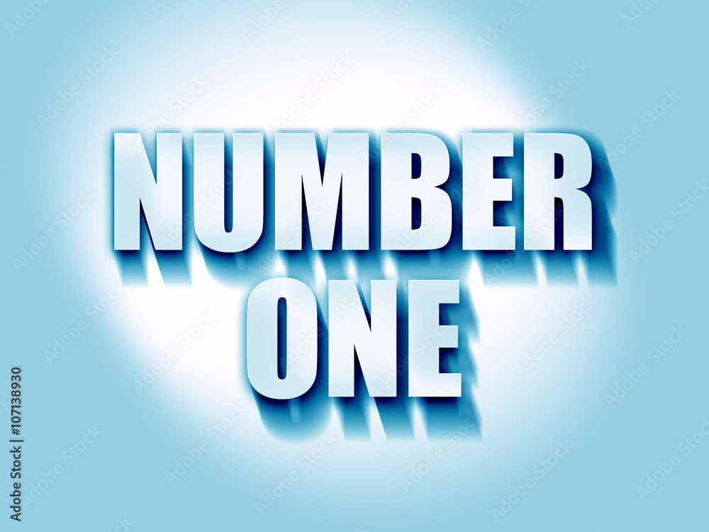 number one sign number one sign