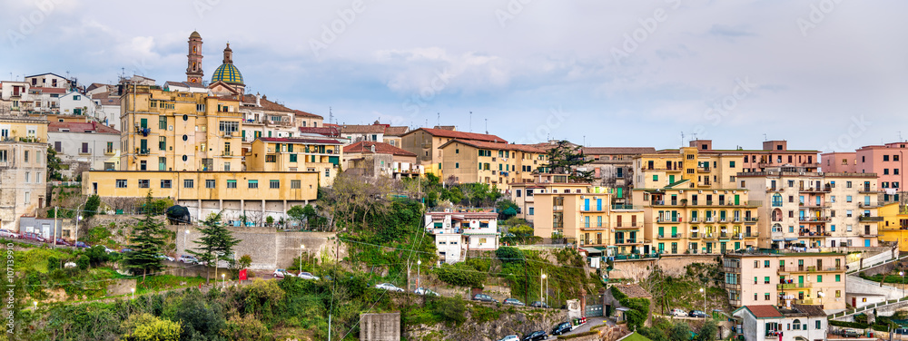 View of Vietri Sul Mare town on the Amalfi coast