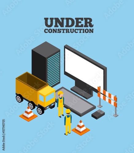 website under construction design 