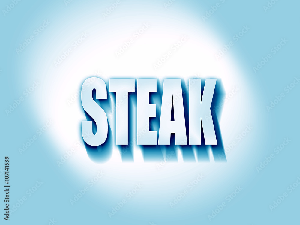 Delicious steak sign Delicious steak sign