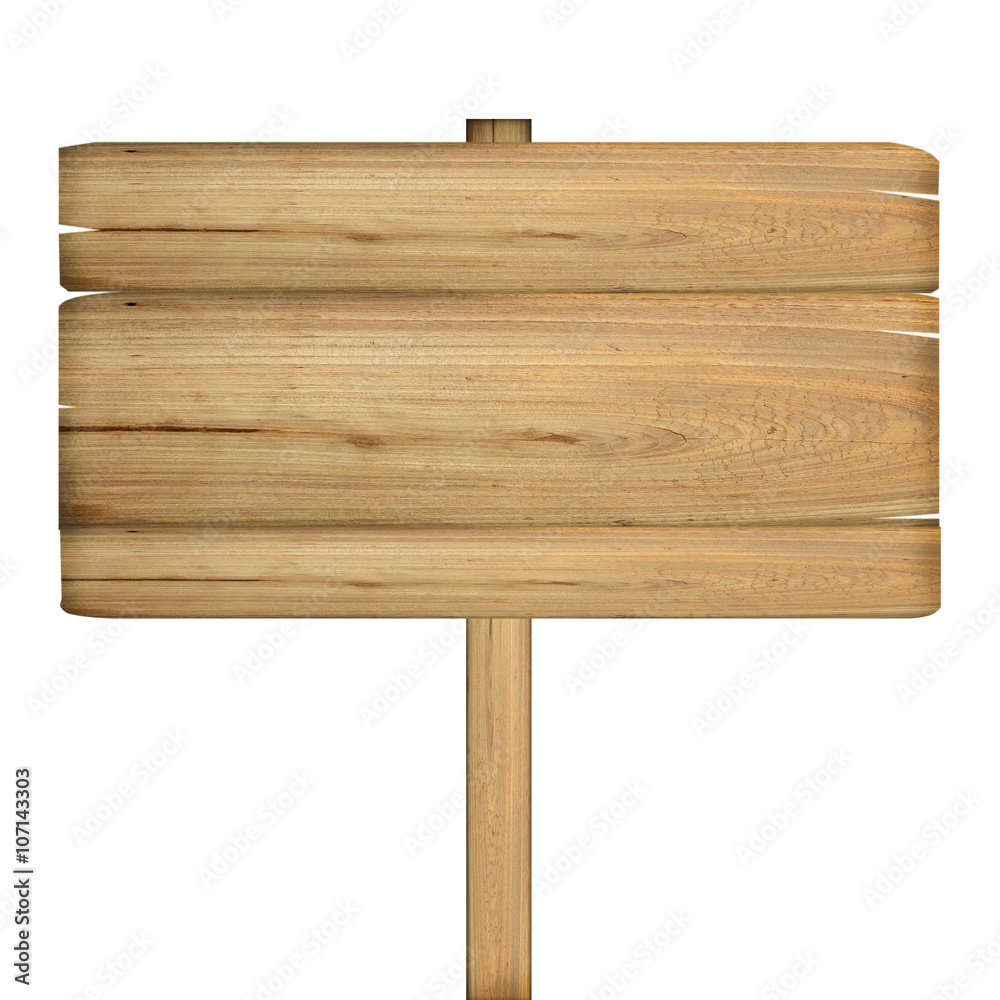 Wooden sign isolated on white. Wood old planks sign. Wooden sign isolated on white. Wood old planks sign.
