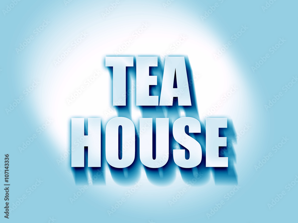 tea house sign