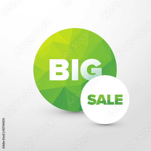 green banners Big Sale photo