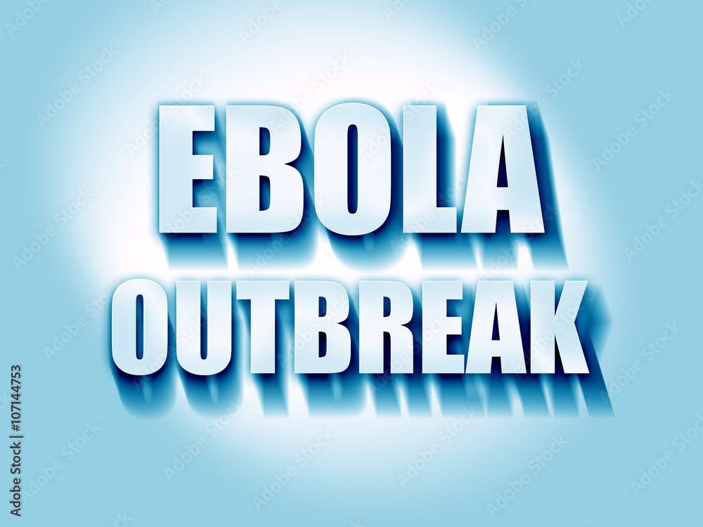 Ebola outbreak concept background Ebola outbreak concept background