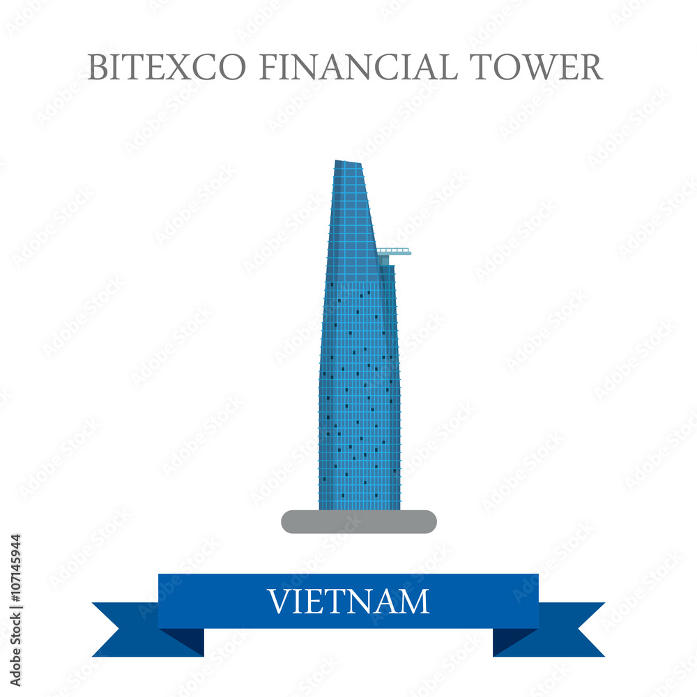 Bitexco Financial Tower in Ho Chi Minh City Vietnam attraction Bitexco Financial Tower in Ho Chi Minh City Vietnam attraction