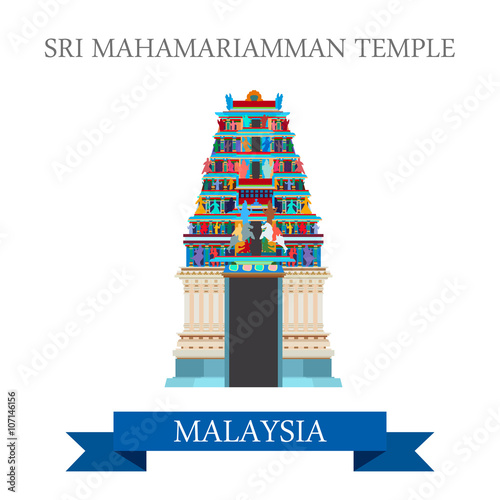 Sri Mahamariamman Hindu Temple Malaysia attraction sightseeing