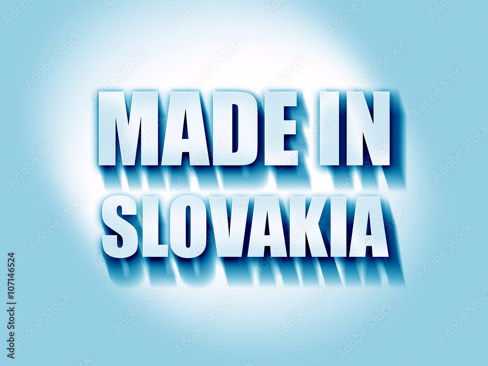 Made in slovakia