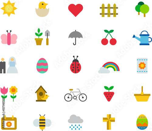 SPRING colored icons