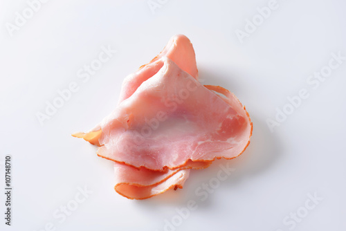 Baked ham slice