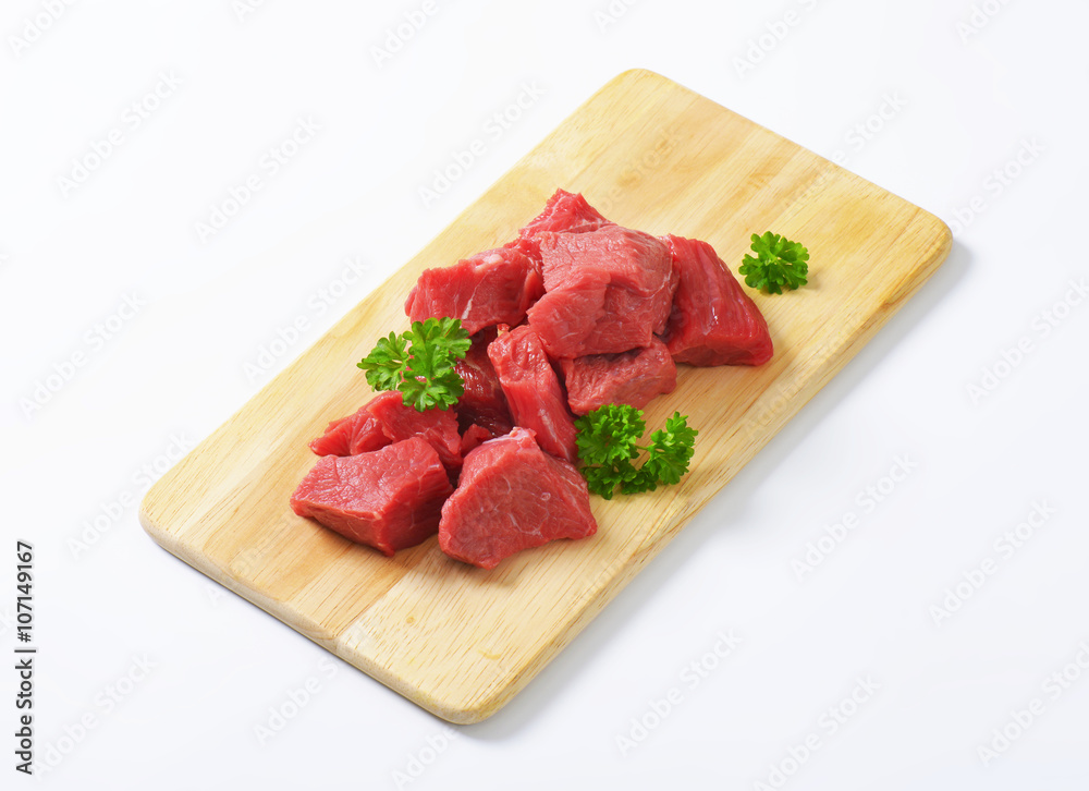 Diced beef Diced beef