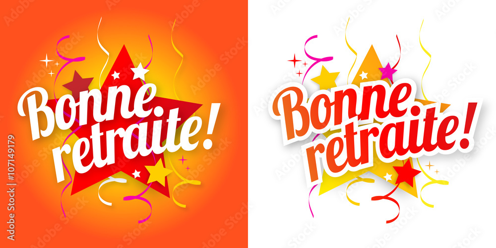 Bonne retraite ! Stock Vector | Adobe Stock