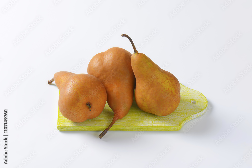 Ripe Bosc pears Stock Photo Adobe Stock