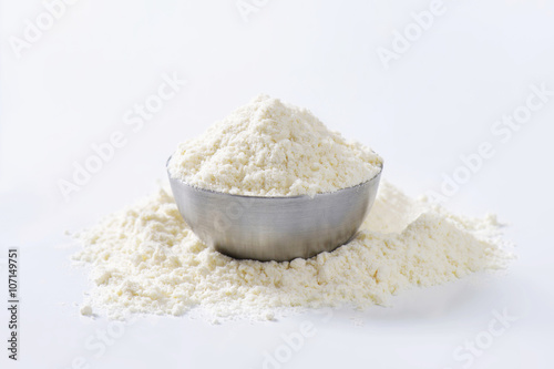 Bowl of wheat flour