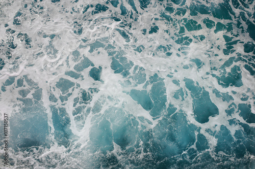 Sea wave, high angle view.