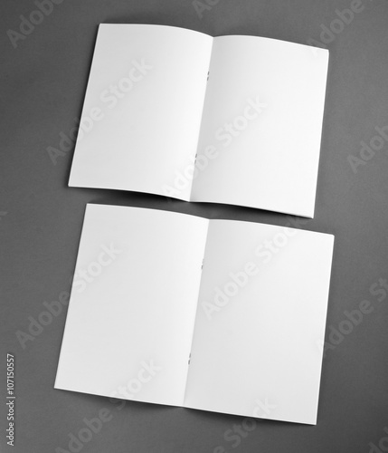 Blank catalog, brochure, magazines, book mock up