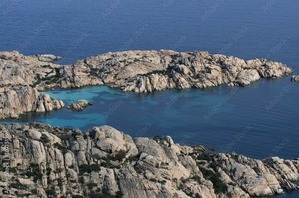 Fototapeta premium cala coticcio - caprera