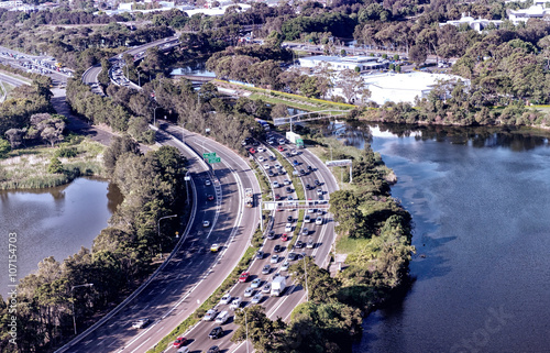 Photography Aerial view of Sydney coastline, Australia