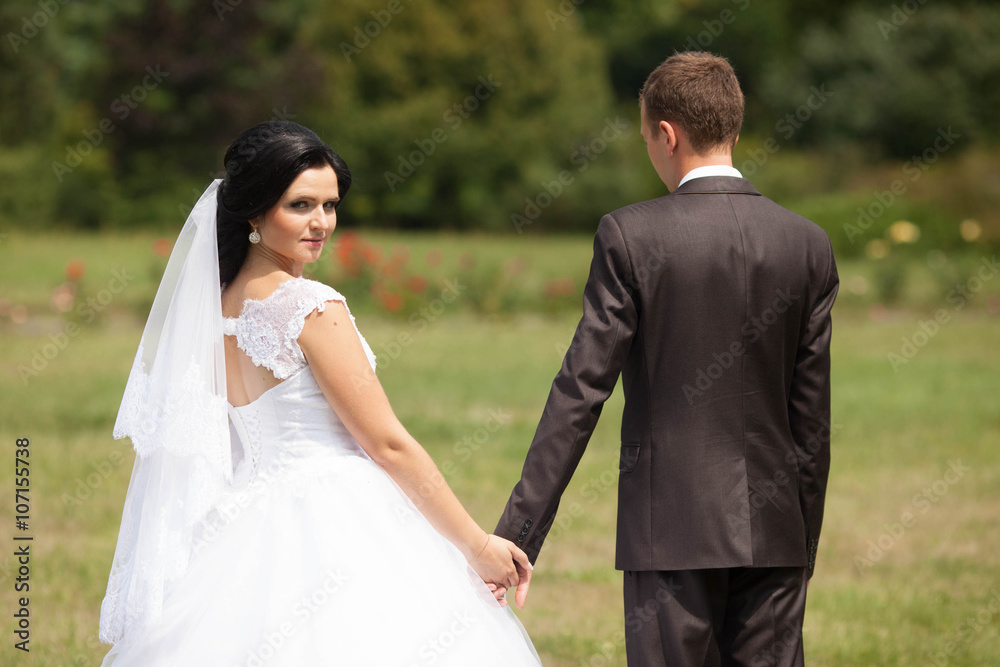 elegant stylish young happy caucasian couple on the background a elegant stylish young happy caucasian couple on the background a